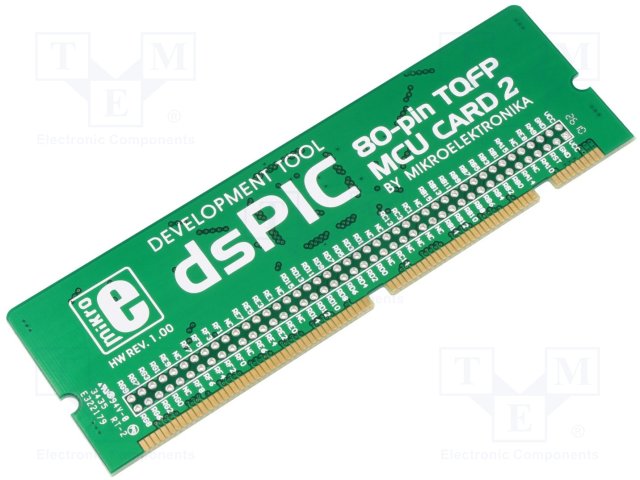 BIGDSPIC6 80-PIN TQFP 2 MCU CARD EMPTY