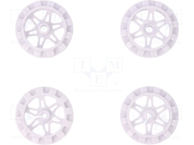 SPROCKET SET FOR ZUMO CHASSIS - WHITE